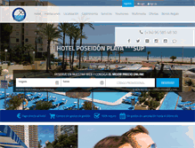 Tablet Screenshot of hotelposeidonplaya.com